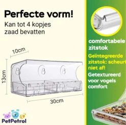 Donkersstuff - Voederhuisje Raam - Acryl - Hangend Vogelhuisje – Hangend Aan Het Raam, Met Zuignap – Doorzichtig Raamvoederbakje – Vogelhuisjes 17 Donkersstuff - Voederhuisje Raam - Acryl - Hangend Vogelhuisje – Hangend Aan Het Raam, Met Zuignap – Doorzichtig Raamvoederbakje – Vogelhuisjes -Huisdierbenodigdheden Korting 1200x1191 32