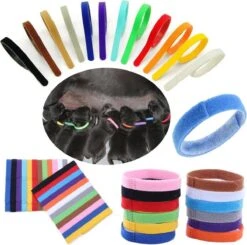 Puppy ID Bandjes - Identificatie Halsbanden - 12-pack - One Size - Riem - Honden - Katten - Kitten -Huisdierbenodigdheden Korting 1200x1192 14