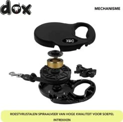 DDOXX Intrekbare Hondenriem, Reflecterend | Vele Kleuren & Maten | Voor Kleine & Grote Honden | Intrekbare Hondenriem Puppy Kat | Hondenriem Accessoires Hond | XS, 3 M, Tot 8 Kg, Geel -Huisdierbenodigdheden Korting 1200x1193