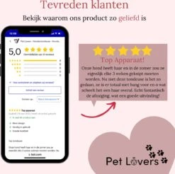 Pet Lovers - Hondentondeuse - Hondentondeuse - Automatische Inhalerende Haren - Dierentondeuse - Hondentrimmer - Hondentondeuse Dikke Vacht - Tondeuse Voor Honden - Hondentondeuse - Draadloos - 2 Opzetkammen - Honden En Katten Tondeuse -Huisdierbenodigdheden Korting 1200x1193 5