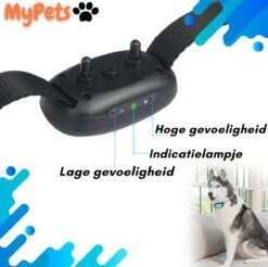 MyPets™ Anti-blafband - Anti Blaf Apparaat - Voor Kleine Honden En Grote Honden - Diervriendelijk - Opvoedingshalsband - Trainingshalsband - 2022/2023 Versie - Inclusief Batterijen -Huisdierbenodigdheden Korting 1200x1193 9