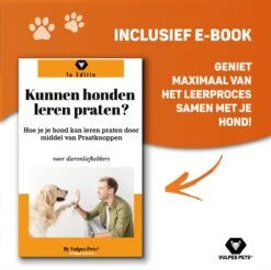 Vulpes Pets® PRO Praatknop Voor Honden Met Speelmat - Dogbuttons - Laat Uw Huisdier Spreken - Hondenspeelgoed - Honden Training - Inclusief E-Book En Speelmat -Huisdierbenodigdheden Korting 1200x1194 15