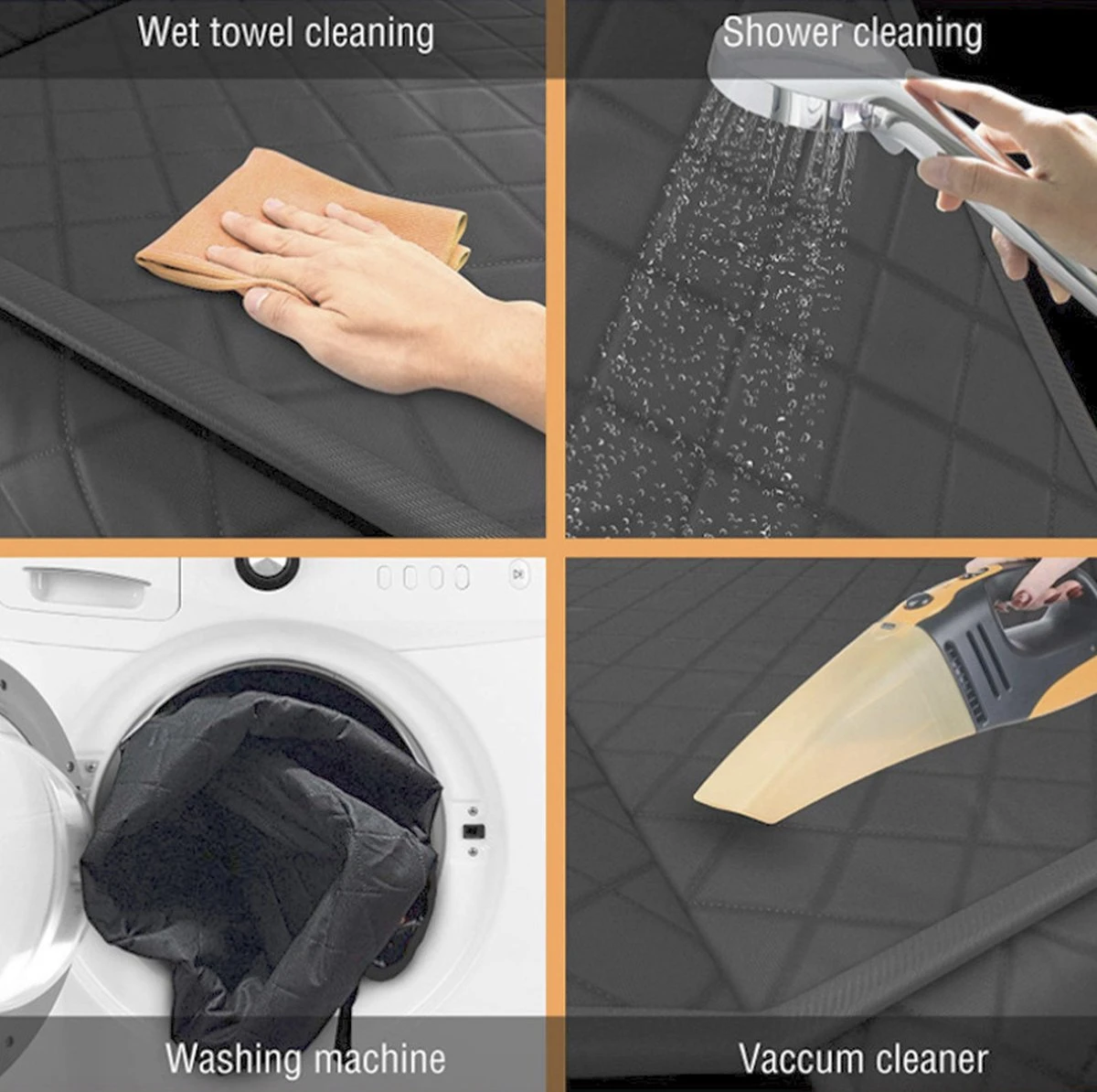 Handyworld - Hondenzit - Stijlvolle Bench Auto - Hond - Handig - Draagbaar - Zwart 4 Handyworld - Hondenzit - Stijlvolle Bench Auto - Hond - Handig - Draagbaar - Zwart - Image 2