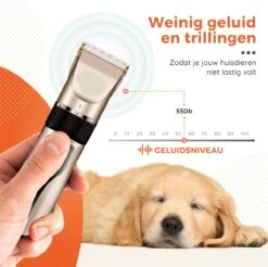 PetGoods Hondentondeuse - 10 Delige Set - Katten & Honden - Draadloos - Low Noise - Incl. Schaar, Nagelknipper, Vijl & Kam -Huisdierbenodigdheden Korting 1200x1195 15