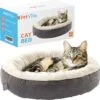 Petville Kattenmand - 50 Cm - Wasbaar - Donut - Waterbestendig - Grijs -Huisdierbenodigdheden Korting 1200x1195 52