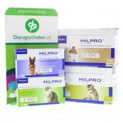 Milpro Ontwormingsmiddel - Grote Kat - 4 Tabletten -Huisdierbenodigdheden Korting 1200x1196 2