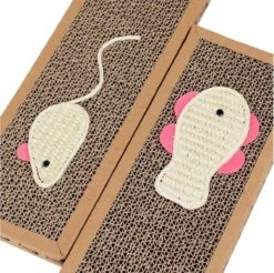 Krabmat Voor Katten - Krabplank- Incl. Kattenkruid - Karton - 38x12,5x1,8 Cm -Huisdierbenodigdheden Korting 1200x1196 40