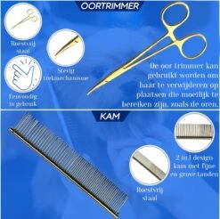 Scharenset Hond - 8-Delige Scharenset - Hondenschaar - Trimset - Trimschaar Voor Honden - Huisdier Knipset - Effileerschaar Hond - Goud -Huisdierbenodigdheden Korting 1200x1196 9