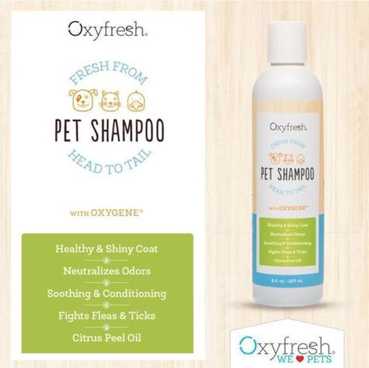 Oxyfresh Pets Hondenshampoo & Kattenshampoo - 237ml - Diervriendelijke Shampoo Voor Honden En Katten Zonder Irriterende Bestanddelen 5 Oxyfresh Pets Hondenshampoo & Kattenshampoo - 237ml - Diervriendelijke Shampoo Voor Honden En Katten Zonder Irriterende Bestanddelen - Image 3