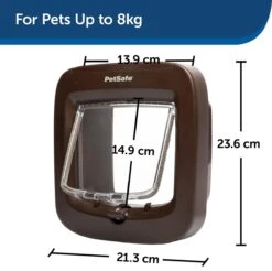 PetSafe Staywell Microchip Kattenluik - Bruin -Huisdierbenodigdheden Korting 1200x1197 46