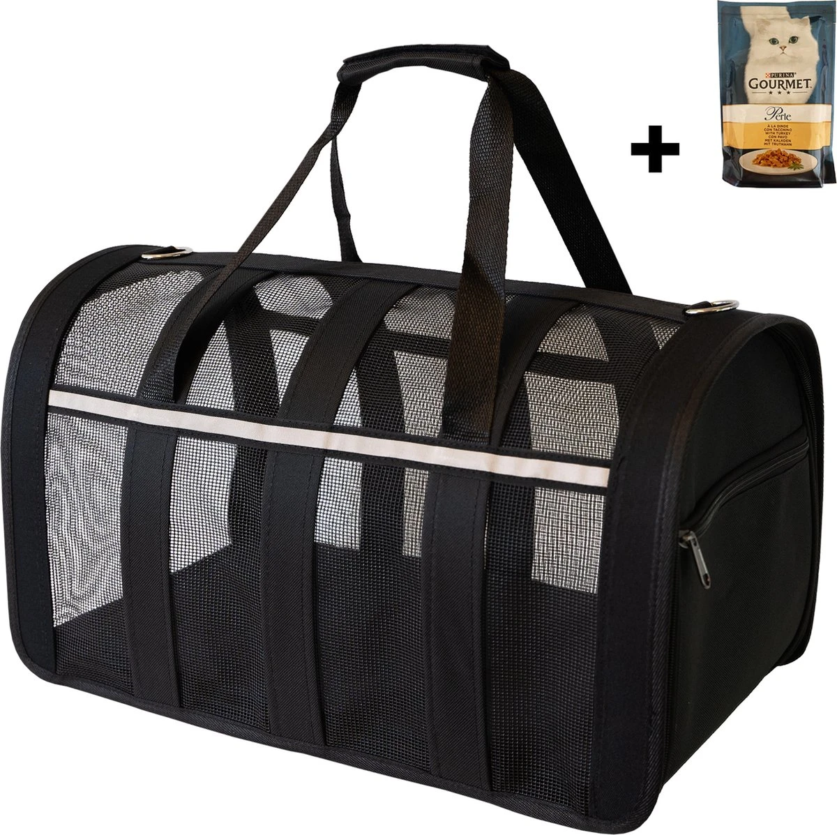 Opvouwbare Katten Reismand - Met Schouderband En Kattenbakmat - Reismand Kat - 49x30x26 Cm - Wasmachinebestendig - Zwart - Hondendraagtas - Kattenreismand - Draagtas Voor Dieren - Kattenmand 3 Opvouwbare Katten Reismand - Met Schouderband En Kattenbakmat - Reismand Kat - 49x30x26 Cm - Wasmachinebestendig - Zwart - Hondendraagtas - Kattenreismand - Draagtas Voor Dieren - Kattenmand