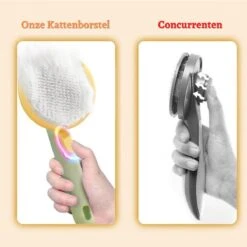 Merkloos Kattenborstel - Hondenborstel - Kattenkam - Pompoen Borstel - Kattenhaar - Haarverwijderaar Voor Huisdieren - Huisdierhaar Verwijderaar -Huisdierbenodigdheden Korting 1200x1198 4