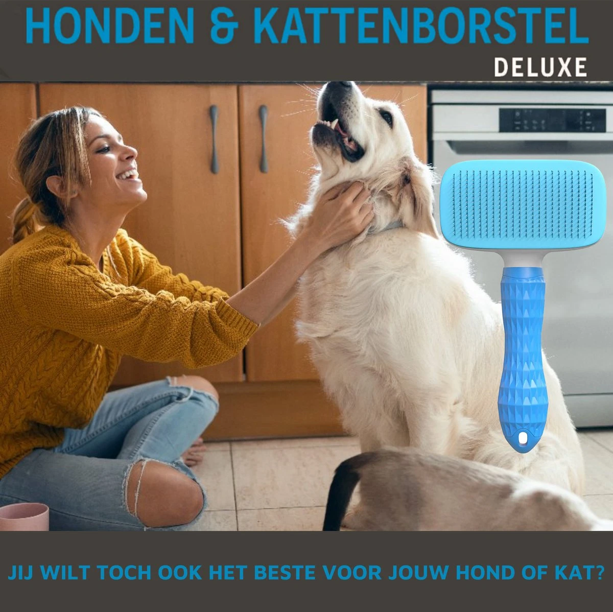 Professionele Kattenborstel/Hondenborstel + BONUS - Bovenvacht | Ondervacht - Langharige | Kortharige - Haarverwijderaar Voor Huisdieren - Kattenkam - Hondenkam 8 Professionele Kattenborstel/Hondenborstel + BONUS - Bovenvacht | Ondervacht - Langharige | Kortharige - Haarverwijderaar Voor Huisdieren - Kattenkam - Hondenkam - Image 6