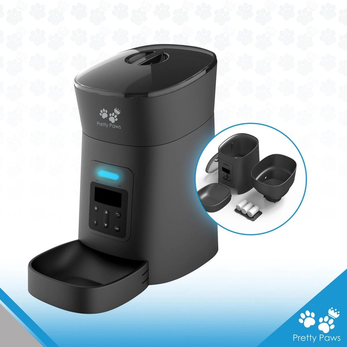 Pretty Paws PP002 Professionele Automatische Voerbak - Instelbaar Voedingsschema - Voerautomaat - Voerbak Kat Automatisch 10 Pretty Paws PP002 Professionele Automatische Voerbak - Instelbaar Voedingsschema - Voerautomaat - Voerbak Kat Automatisch - Image 8