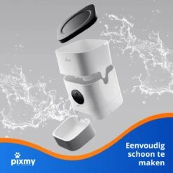 PIXMY - Automatische Voerbak Kat - 4L - Wi-Fi - Met App En Full HD Camera - Voerbak Kat -Huisdierbenodigdheden Korting 1200x1199 44