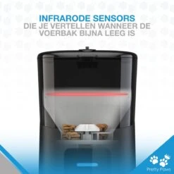 Pretty Paws PP005 Wifi Voerautomaat Zwart - Automatische Voerbak - Slimme Voerautomaat Met App - Instelbaar Voedingsschema - WIFI -Huisdierbenodigdheden Korting 1200x1199 51