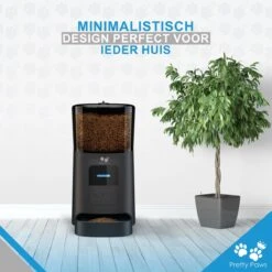 Pretty Paws PP005 Wifi Voerautomaat Zwart - Automatische Voerbak - Slimme Voerautomaat Met App - Instelbaar Voedingsschema - WIFI -Huisdierbenodigdheden Korting 1200x1199 52