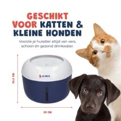 JC Pets Premium Drinkfontein Voor Kat Of Hond - Inclusief 3 Filters - Kattenfontein - Fluisterstil - Waterfontein Katten En Honden -Huisdierbenodigdheden Korting 1200x1200 1038