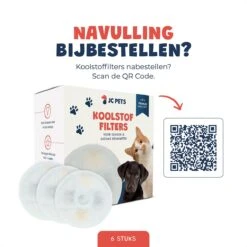 JC Pets Premium Drinkfontein Voor Kat Of Hond - Inclusief 3 Filters - Kattenfontein - Fluisterstil - Waterfontein Katten En Honden -Huisdierbenodigdheden Korting 1200x1200 1040
