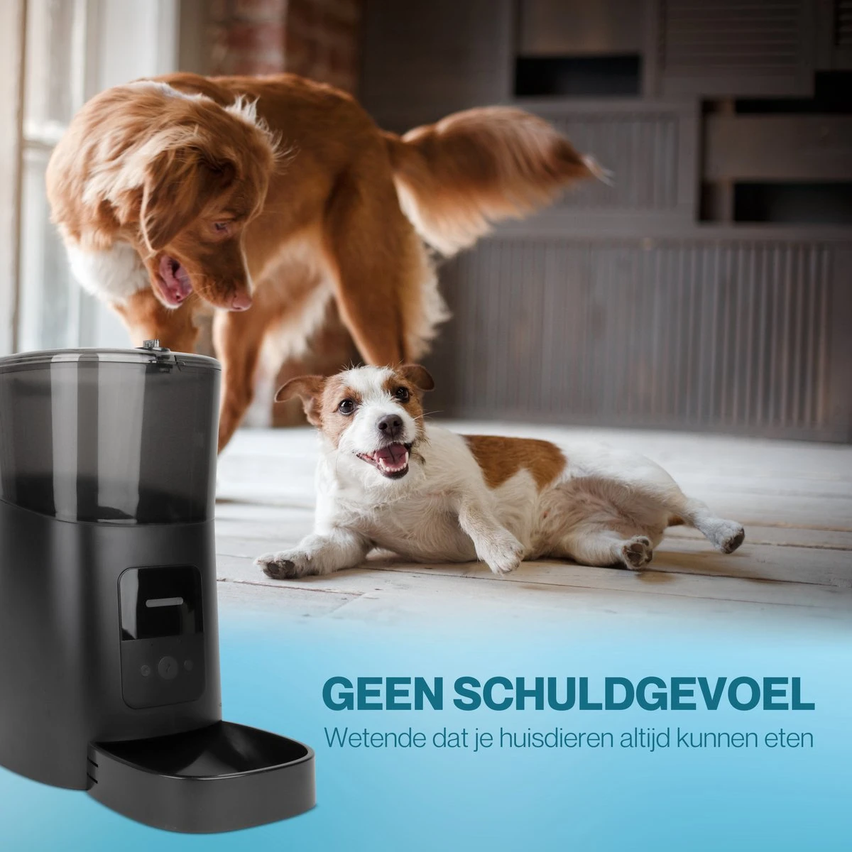 Petsy Ways Automatische Voerbak - Voor Hond & Kat - Voerdispenser - Met Wifi - Microfoon - 6 Liter 7 Petsy Ways Automatische Voerbak - Voor Hond & Kat - Voerdispenser - Met Wifi - Microfoon - 6 Liter - Image 5