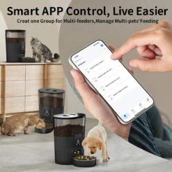 Papifeed Automatische Smartvoerbak Kat En Hond - Voerautomaat Kat - Voerdispenser - Speciaal Design -Huisdierbenodigdheden Korting 1200x1200 1065