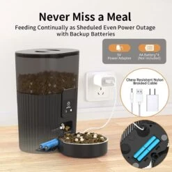 Papifeed Automatische Smartvoerbak Kat En Hond - Voerautomaat Kat - Voerdispenser - Speciaal Design -Huisdierbenodigdheden Korting 1200x1200 1067