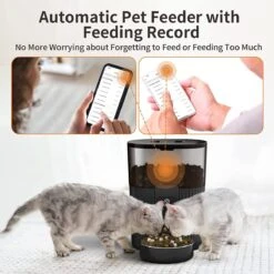 Papifeed Automatische Smartvoerbak Kat En Hond - Voerautomaat Kat - Voerdispenser - Speciaal Design -Huisdierbenodigdheden Korting 1200x1200 1070