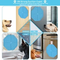 HAPPY DOG HappyDog Likmat Hond – Voermat Hond – Anti Schrok Mat – Slowfeeder Hond – Blauw -Huisdierbenodigdheden Korting 1200x1200 1071