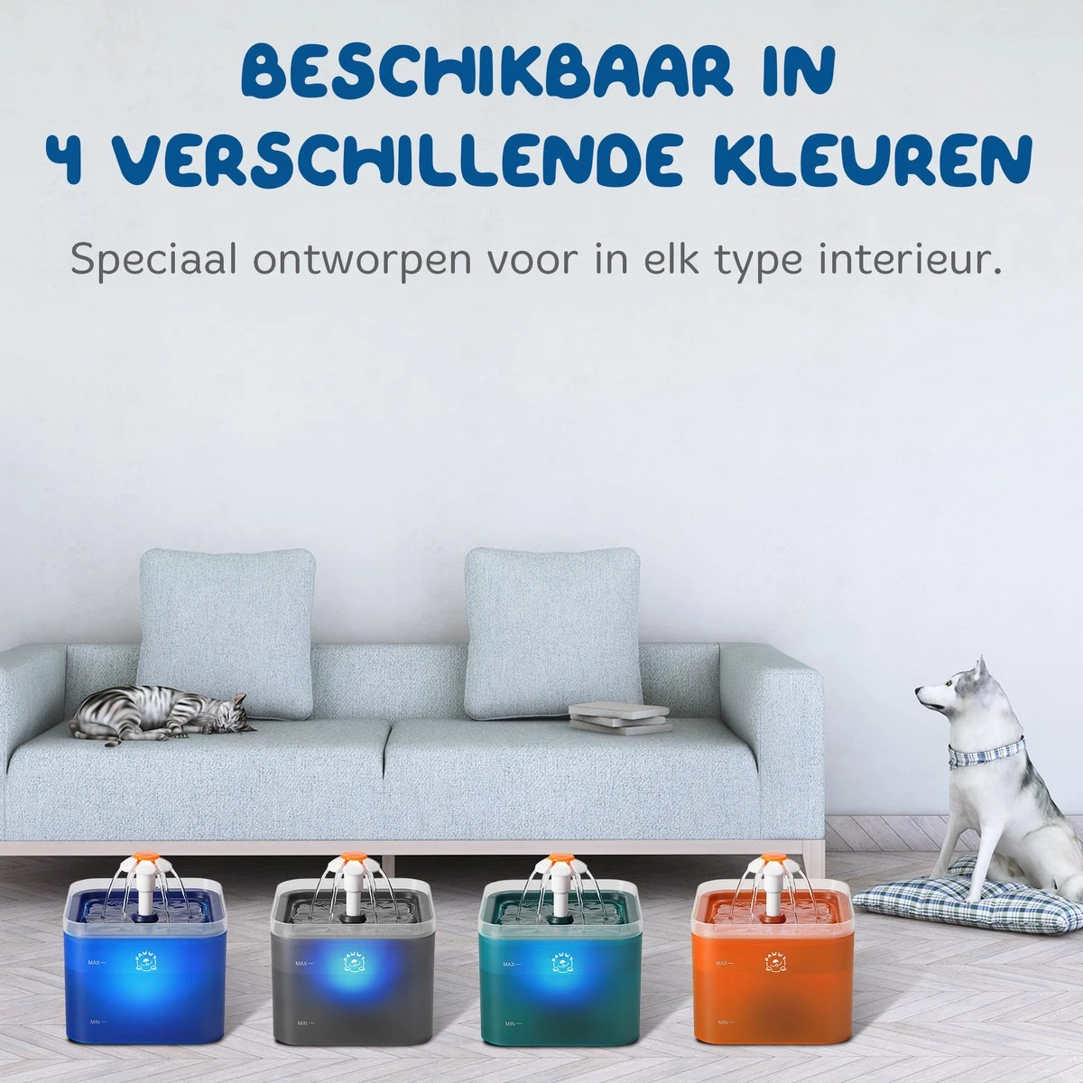 Pawwy® Drinkfontein Kat & Hond – Kattenfontein – Waterfontein Incl. 2 Filters En Schoonmaak Kit - 2 Liter - Groen 12 Pawwy® Drinkfontein Kat & Hond – Kattenfontein – Waterfontein Incl. 2 Filters En Schoonmaak Kit - 2 Liter - Groen - Image 10