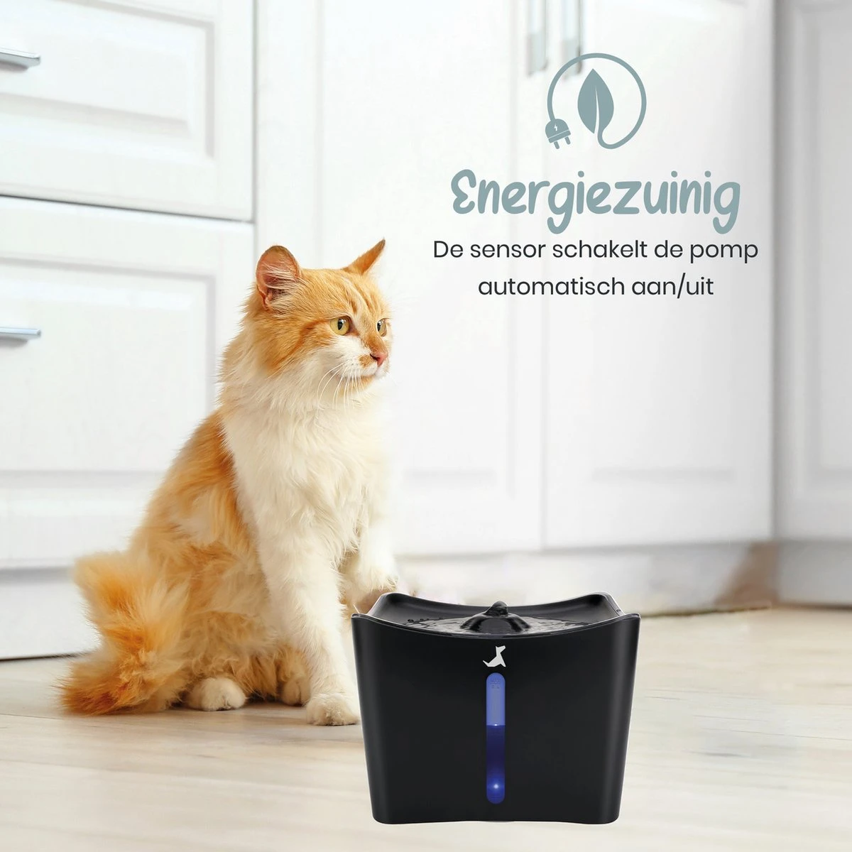Loyalpetclub® XL Drinkfontein Kat – Drinkbak Hond & Kat - Waterfontein Kat – Waterdispenser 3L - Kattenfontein Met Waterfilter - Inclusief Mat 9 Loyalpetclub® XL Drinkfontein Kat – Drinkbak Hond & Kat - Waterfontein Kat – Waterdispenser 3L - Kattenfontein Met Waterfilter - Inclusief Mat - Image 7