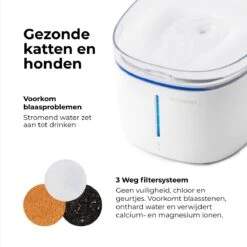 Pettadore Hydrate Ultra - Drinkfontein Kat/Hond - Smart & UV Sterilisatie - 2L -Huisdierbenodigdheden Korting 1200x1200 1152