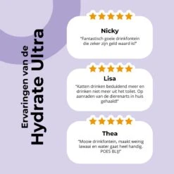 Pettadore Hydrate Ultra - Drinkfontein Kat/Hond - Smart & UV Sterilisatie - 2L -Huisdierbenodigdheden Korting 1200x1200 1159