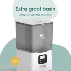 Bowkam Automatische Voerautomaat - Voerbak - Voerautomaat - Voerbak Kat - Voerbak Hond - Wit - Met Voice Recording -Huisdierbenodigdheden Korting 1200x1200 1164
