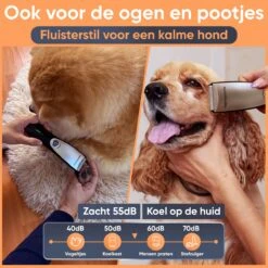 Happysnoots Hondentondeuse Draadloos Voor Dikke Vacht - Tondeuse Hond & Kat - Hondentrimmer - Professioneel Dieren Tondeuse -Huisdierbenodigdheden Korting 1200x1200 118