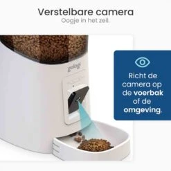 Gologi Automatische Voerbak Kat - Voerbak - Voerautomaat Voor Honden & Katten - Voerdispenser - Met Full HD Camera - Met App - Wit -Huisdierbenodigdheden Korting 1200x1200 1187