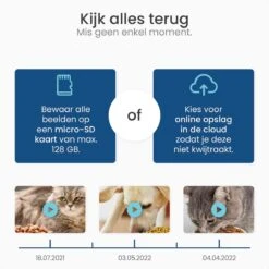 Gologi Automatische Voerbak Kat - Voerbak - Voerautomaat Voor Honden & Katten - Voerdispenser - Met Full HD Camera - Met App - Wit -Huisdierbenodigdheden Korting 1200x1200 1188