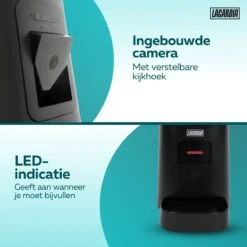 LaCardia Voerautomaat Zwart - Automatische Voerbak Voor Kat Of Hond - Verstelbare Camera - Smartphone Besturing - 6.0 L Voerautomaat - Voerdispenser -Huisdierbenodigdheden Korting 1200x1200 1195