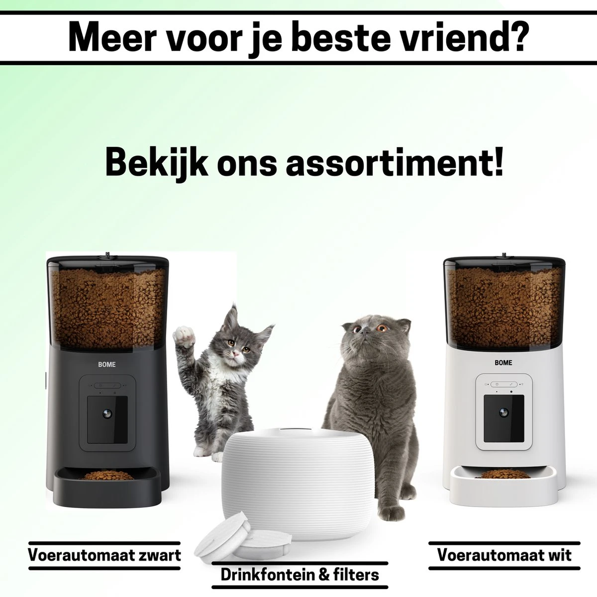 BOME Voerautomaat - Camera En Audio - Inclusief SD-Kaart - Automatische Voerbak Kat Of Hond - Wit 13 BOME Voerautomaat - Camera En Audio - Inclusief SD-Kaart - Automatische Voerbak Kat Of Hond - Wit - Image 11