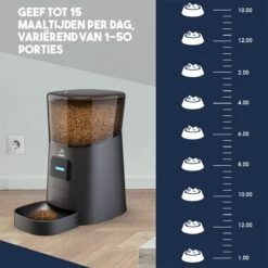 Pawsy® AR1 - Automatische Voerbak – Automatische Voederbak Kat - Kattenvoerautomaat - Voerdispenser - Zwart - 6L - Smart App – Instelbaar Voedingsschema Voor Huisdier – GRATIS Opscheplepel 28 Pawsy® AR1 - Automatische Voerbak – Automatische Voederbak Kat - Kattenvoerautomaat - Voerdispenser - Zwart - 6L - Smart App – Instelbaar Voedingsschema Voor Huisdier – GRATIS Opscheplepel -Huisdierbenodigdheden Korting 1200x1200 1219