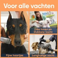 Happysnoots Hondentondeuse Draadloos Voor Dikke Vacht - Tondeuse Hond & Kat - Hondentrimmer - Professioneel Dieren Tondeuse -Huisdierbenodigdheden Korting 1200x1200 122