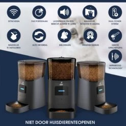Pawsy® AR1 - Automatische Voerbak – Automatische Voederbak Kat - Kattenvoerautomaat - Voerdispenser - Zwart - 6L - Smart App – Instelbaar Voedingsschema Voor Huisdier – GRATIS Opscheplepel 31 Pawsy® AR1 - Automatische Voerbak – Automatische Voederbak Kat - Kattenvoerautomaat - Voerdispenser - Zwart - 6L - Smart App – Instelbaar Voedingsschema Voor Huisdier – GRATIS Opscheplepel -Huisdierbenodigdheden Korting 1200x1200 1221