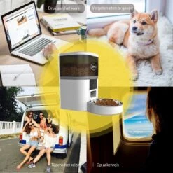 JMV Automatische Voerbak Voor Kat En Hond - Voerautomaat Met Verstelbare Camera En Smartphone Besturing - 6 Liter -Huisdierbenodigdheden Korting 1200x1200 1227