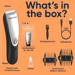Happysnoots Hondentondeuse Draadloos Voor Dikke Vacht - Tondeuse Hond & Kat - Hondentrimmer - Professioneel Dieren Tondeuse -Huisdierbenodigdheden Korting 1200x1200 123