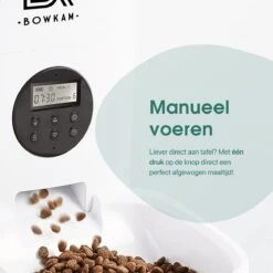 Bowkam Automatische Voerbak – Voerbak – Voerautomaat - Voerbak Kat – Voerbak Hond - Voerautomaat Kat – Wit -Huisdierbenodigdheden Korting 1200x1200 1239