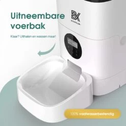 Bowkam Automatische Voerbak – Voerbak – Voerautomaat - Voerbak Kat – Voerbak Hond - Voerautomaat Kat – Wit -Huisdierbenodigdheden Korting 1200x1200 1240