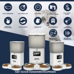 Pawsy® AR2 - Automatische Voerbak - Dubbele Voerbak - Automatische Voederbak Kat & Hond - WiFi Voerautomaat 18 Pawsy® AR2 - Automatische Voerbak - Dubbele Voerbak - Automatische Voederbak Kat & Hond - WiFi Voerautomaat -Huisdierbenodigdheden Korting 1200x1200 1243