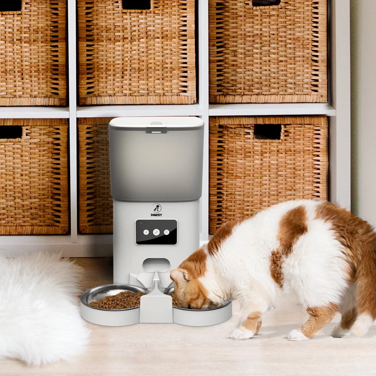 Pawsy® AR2 - Automatische Voerbak - Dubbele Voerbak - Automatische Voederbak Kat & Hond - WiFi Voerautomaat 8 Pawsy® AR2 - Automatische Voerbak - Dubbele Voerbak - Automatische Voederbak Kat & Hond - WiFi Voerautomaat - Image 6