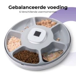 Pettadore Nutri Turn - Voerautomaat Kat/Hond - Smart Met App - 6 Maaltijden Nat En Droogvoer -Huisdierbenodigdheden Korting 1200x1200 1252