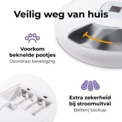 Pettadore Nutri Turn - Voerautomaat Kat/Hond - Smart Met App - 6 Maaltijden Nat En Droogvoer -Huisdierbenodigdheden Korting 1200x1200 1254