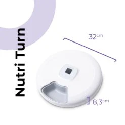 Pettadore Nutri Turn - Voerautomaat Kat/Hond - Smart Met App - 6 Maaltijden Nat En Droogvoer -Huisdierbenodigdheden Korting 1200x1200 1258